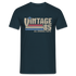 40. Geburtstag Jahrgang 1985 Vintage 85 Original Parts Retro Geschenk T-Shirt - Navy