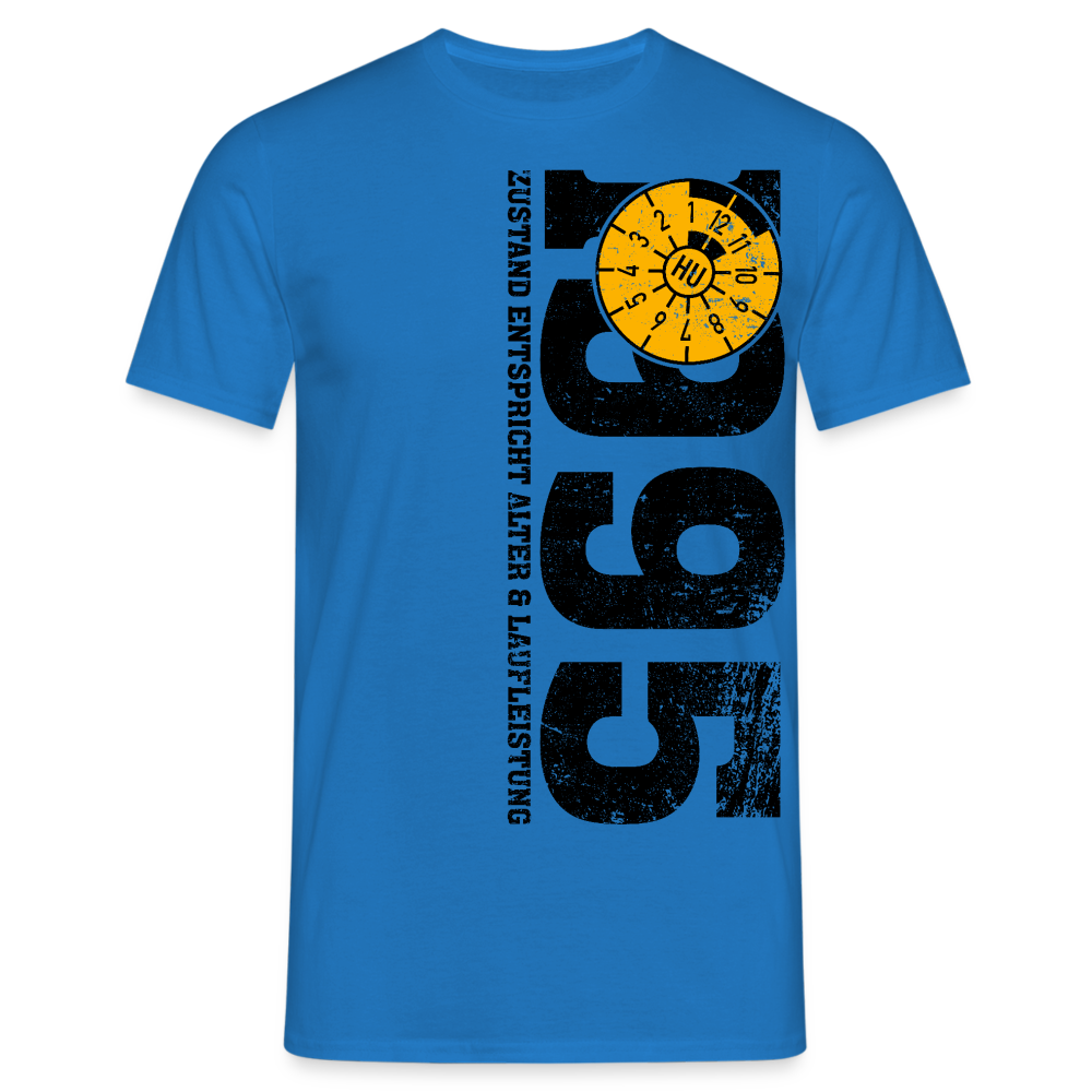 30. Geburtstag 1995 Zustand TÜV Lustiges Mechaniker Geschenk T-Shirt - Royalblau