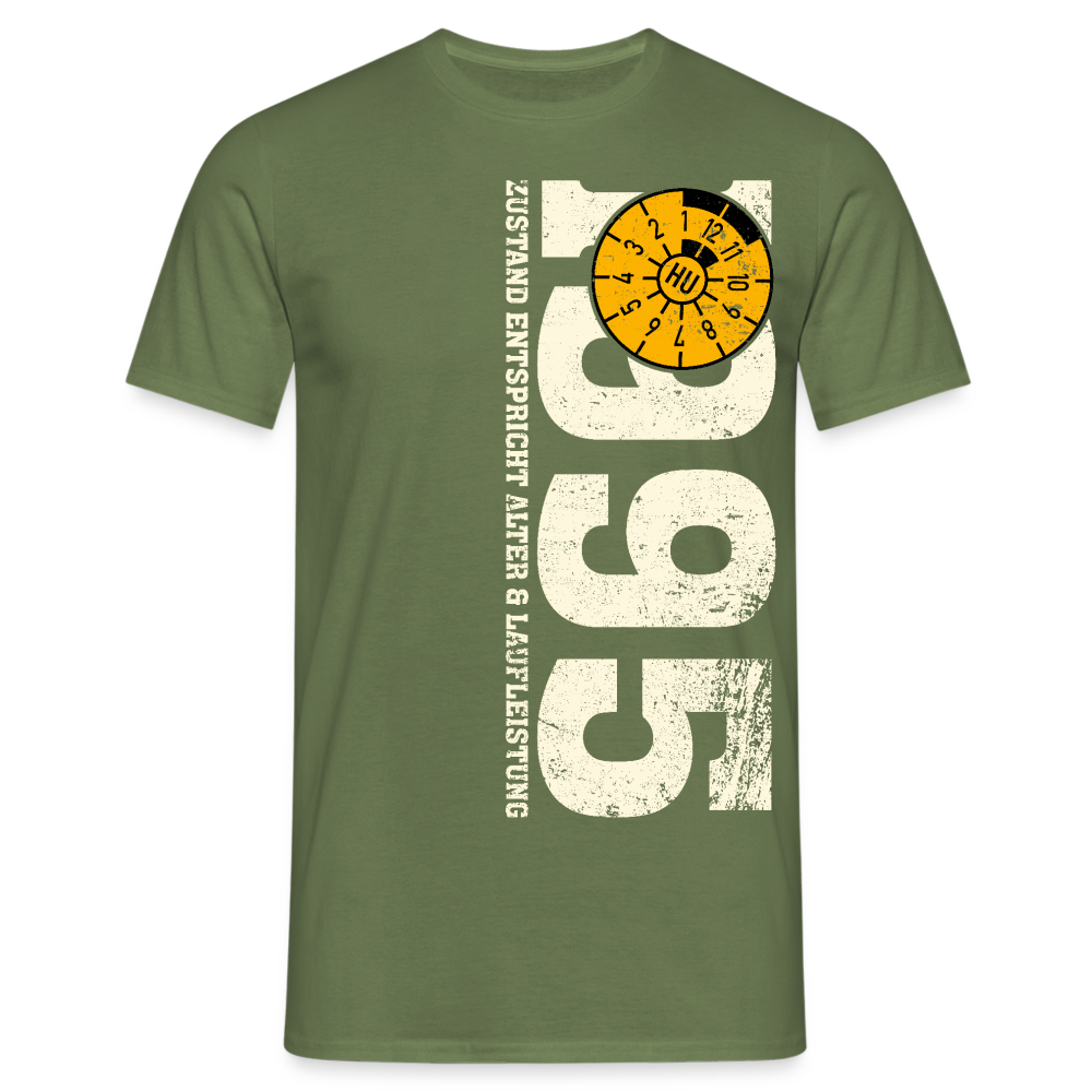 30. Geburtstag 1995 Zustand TÜV Lustiges Mechaniker Geschenk T-Shirt - Militärgrün