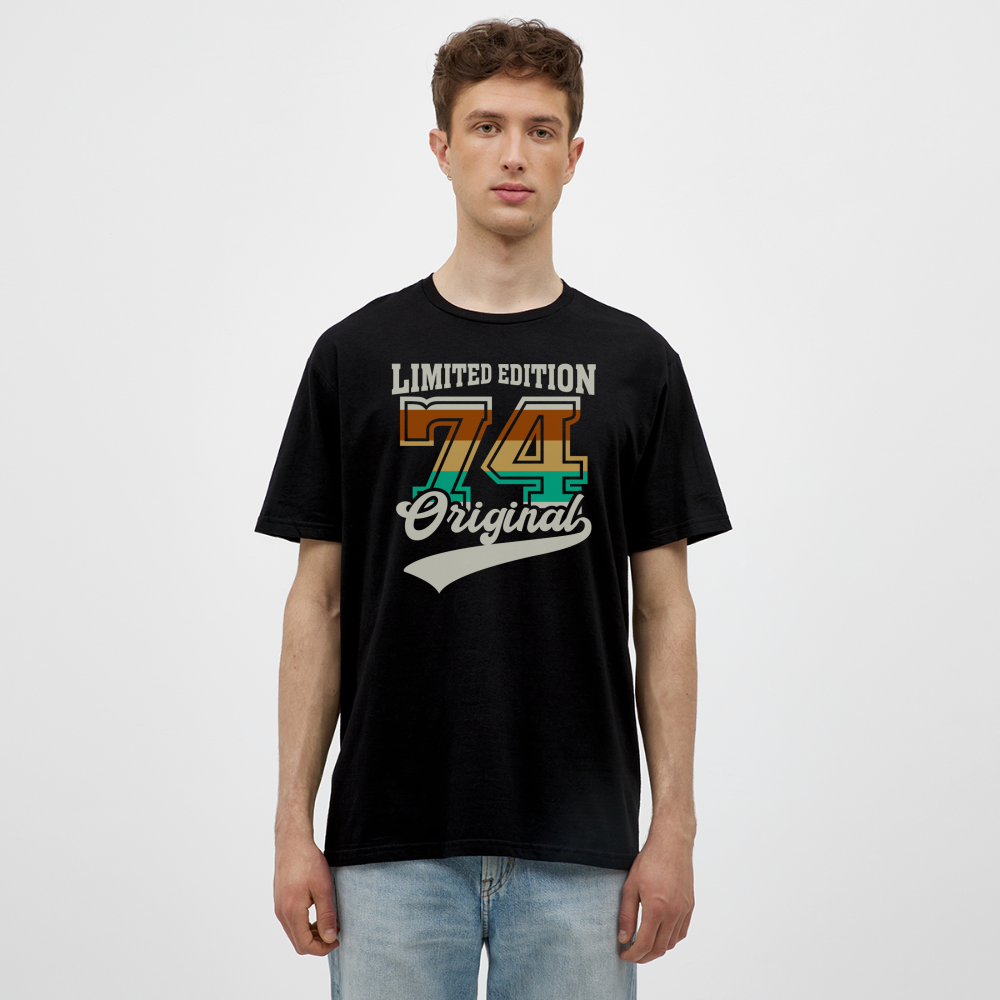 50. Geburtstag - 1974 Geboren - Retro Style - Geburtstags Geschenk T-Shirt - Schwarz
