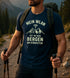 Wandern Berge Shirt - Bergmensch - WLAN In Den Bergen Am Stärksten - Lustiges T-Shirt
