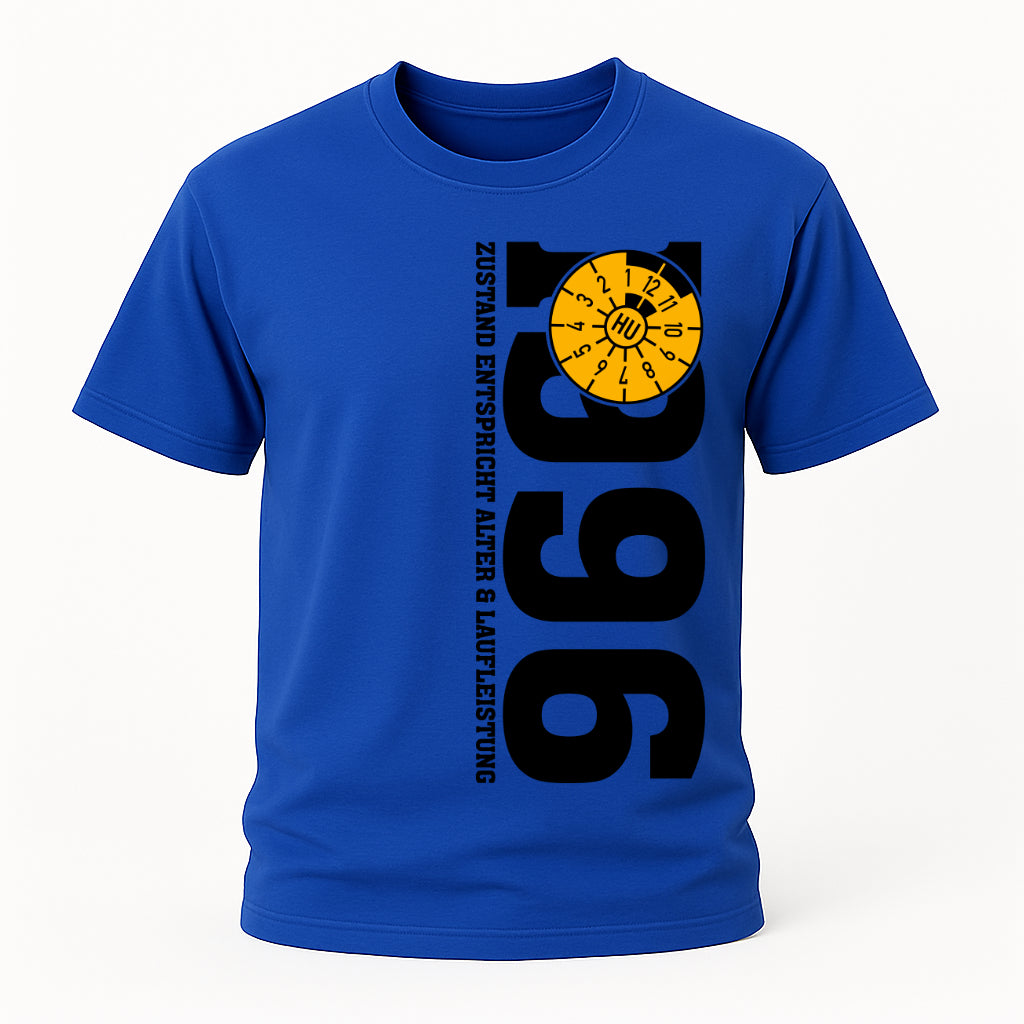 30. Geburtstag 1996 Zustand entspricht Alter und Laufleistung TÜV Lustiges Mechaniker Geschenk T-Shirt