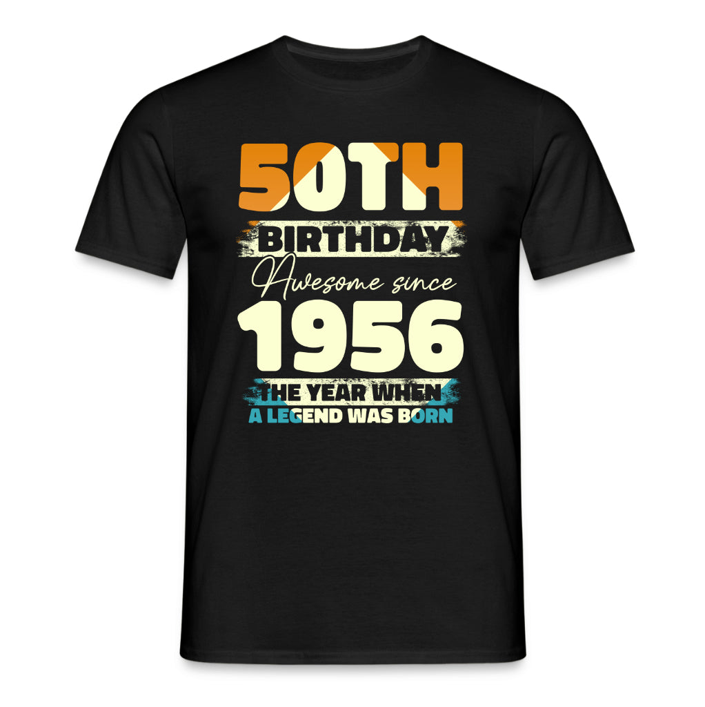 70. Geburtstag Awesome Since 1956 Geschenk T-Shirt