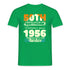 70. Geburtstag Awesome Since 1956 Geschenk T-Shirt