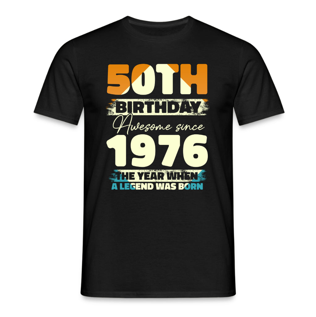 50. Geburtstag Awesome Since 1976 Geschenk T-Shirt