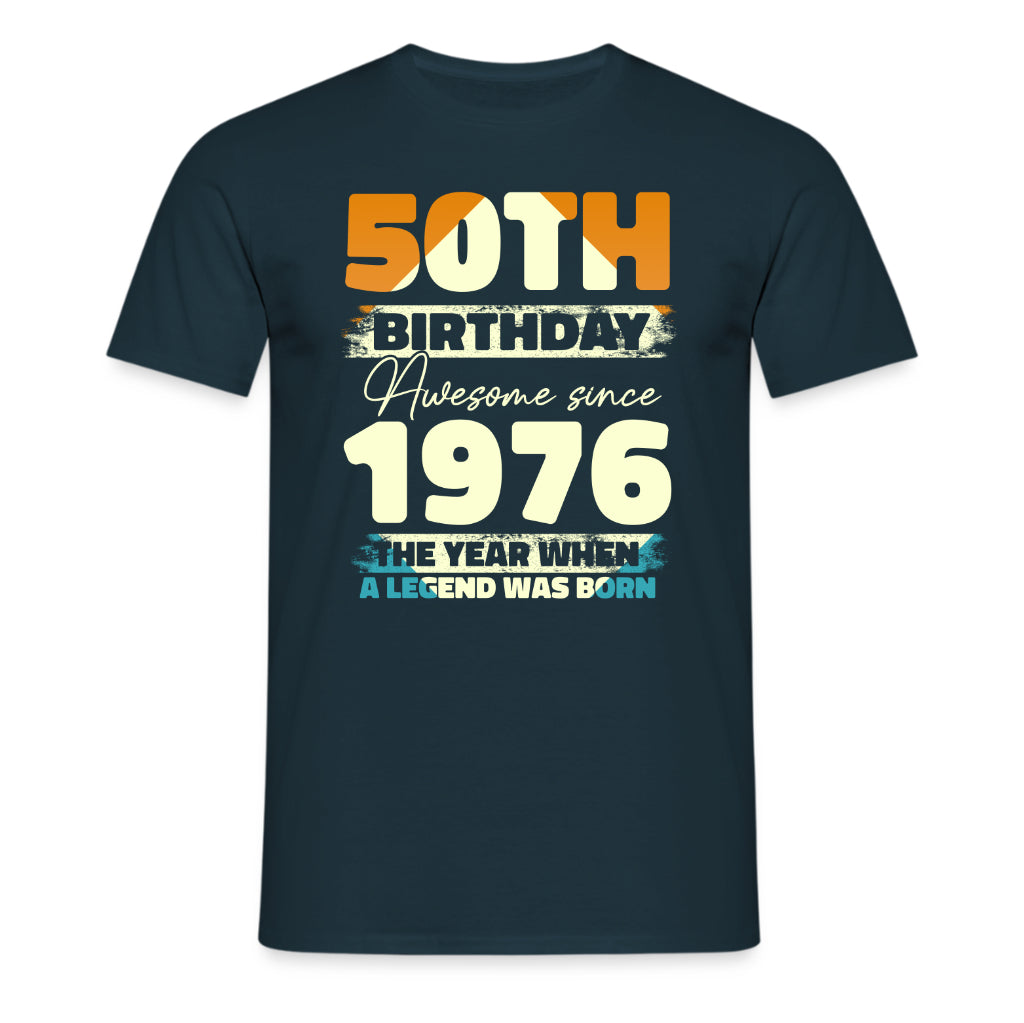 50. Geburtstag Awesome Since 1976 Geschenk T-Shirt