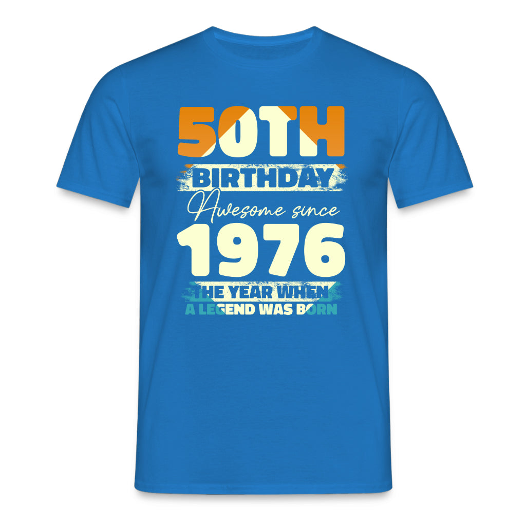 50. Geburtstag Awesome Since 1976 Geschenk T-Shirt