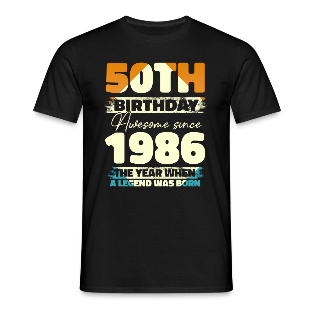 40. Geburtstag Awesome Since 1986 Geschenk T-Shirt