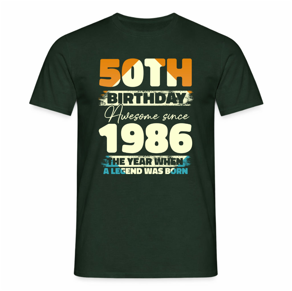 40. Geburtstag Awesome Since 1986 Geschenk T-Shirt