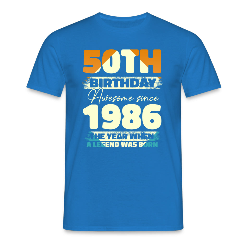 40. Geburtstag Awesome Since 1986 Geschenk T-Shirt
