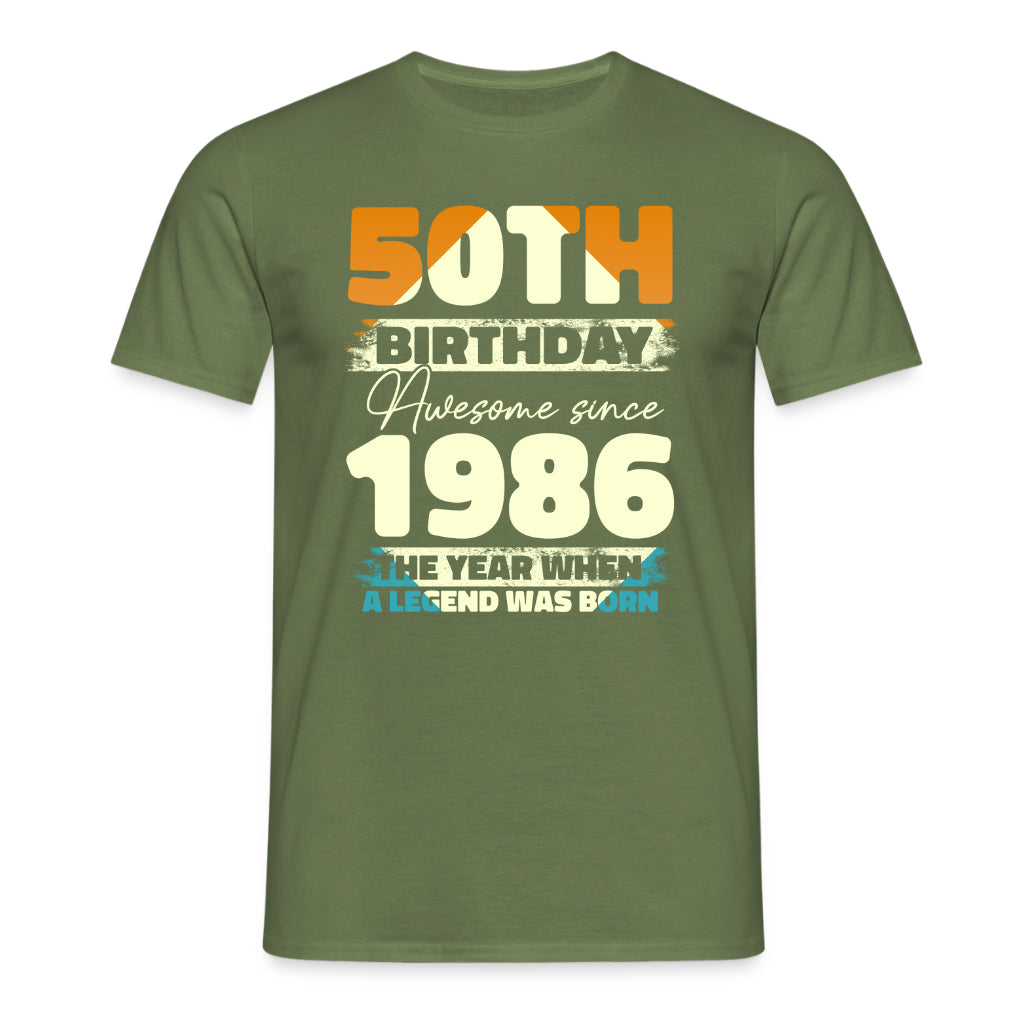 40. Geburtstag Awesome Since 1986 Geschenk T-Shirt
