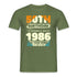 40. Geburtstag Awesome Since 1986 Geschenk T-Shirt