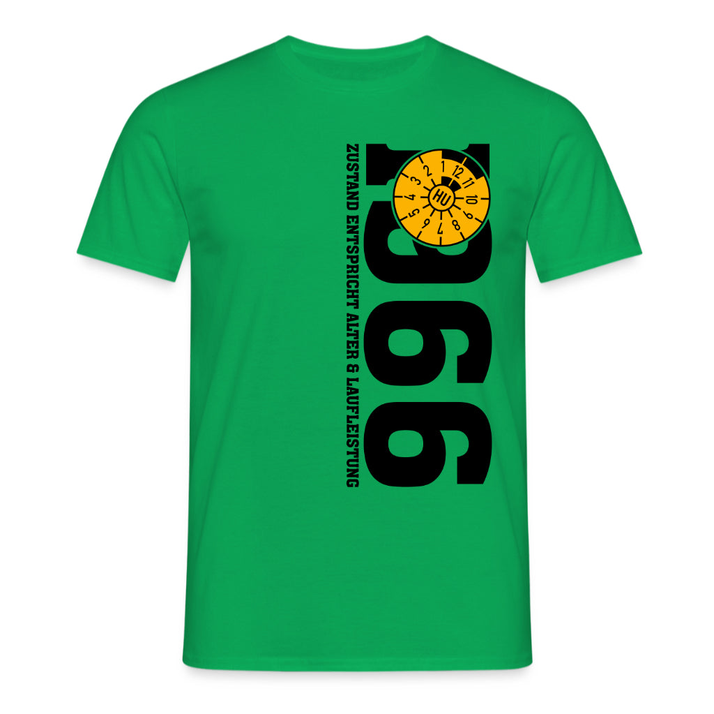 60. Geburtstag 1966 Zustand entspricht Alter und Laufleistung TÜV Lustiges Mechaniker Geschenk T-Shirt