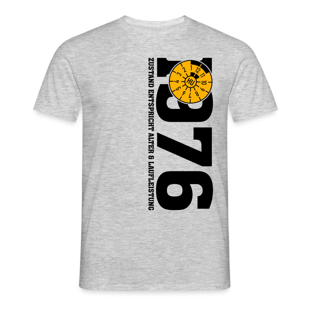 50. Geburtstag 1976 Zustand entspricht Alter und Laufleistung TÜV Lustiges Mechaniker Geschenk T-Shirt