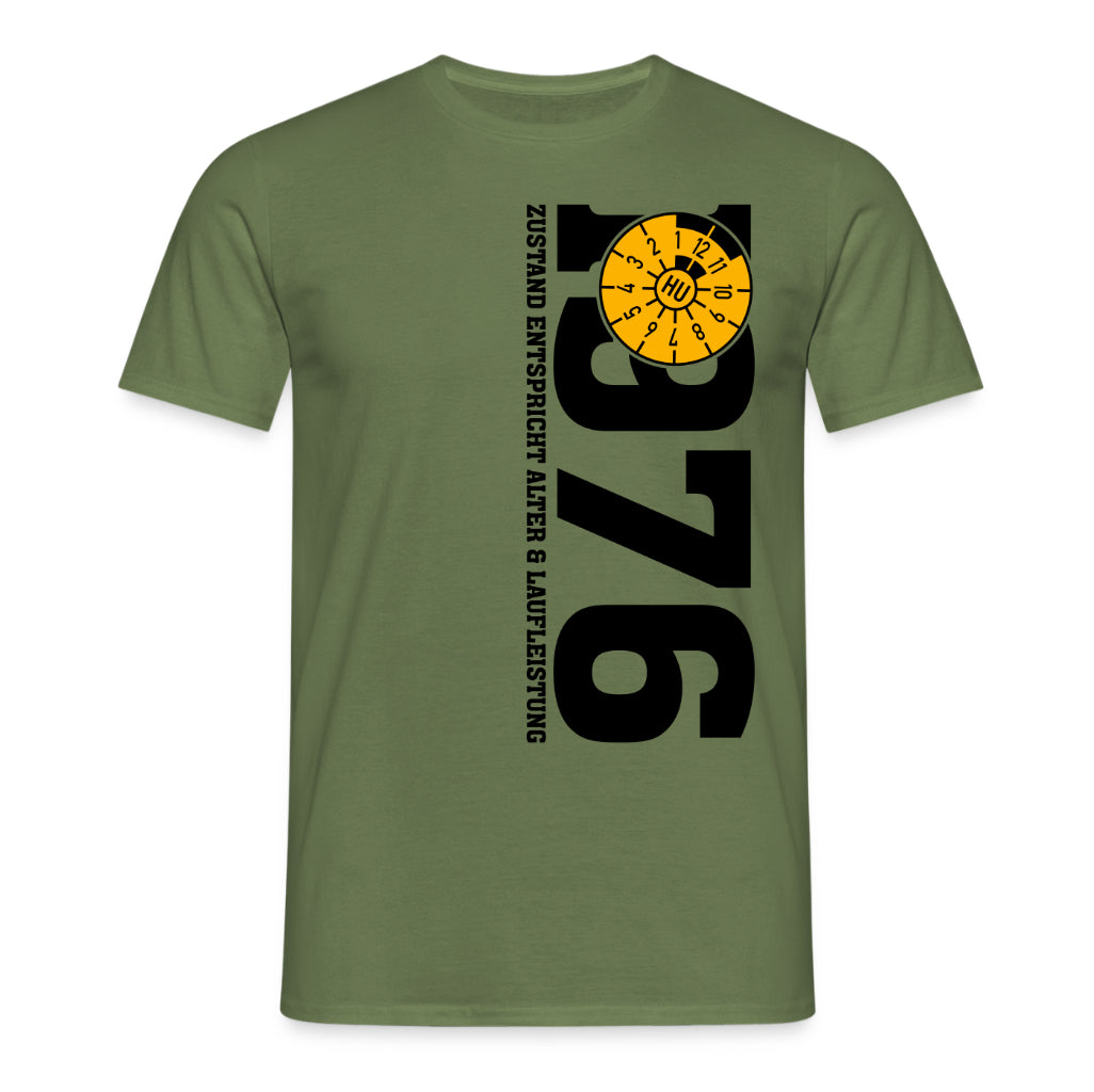 50. Geburtstag 1976 Zustand entspricht Alter und Laufleistung TÜV Lustiges Mechaniker Geschenk T-Shirt