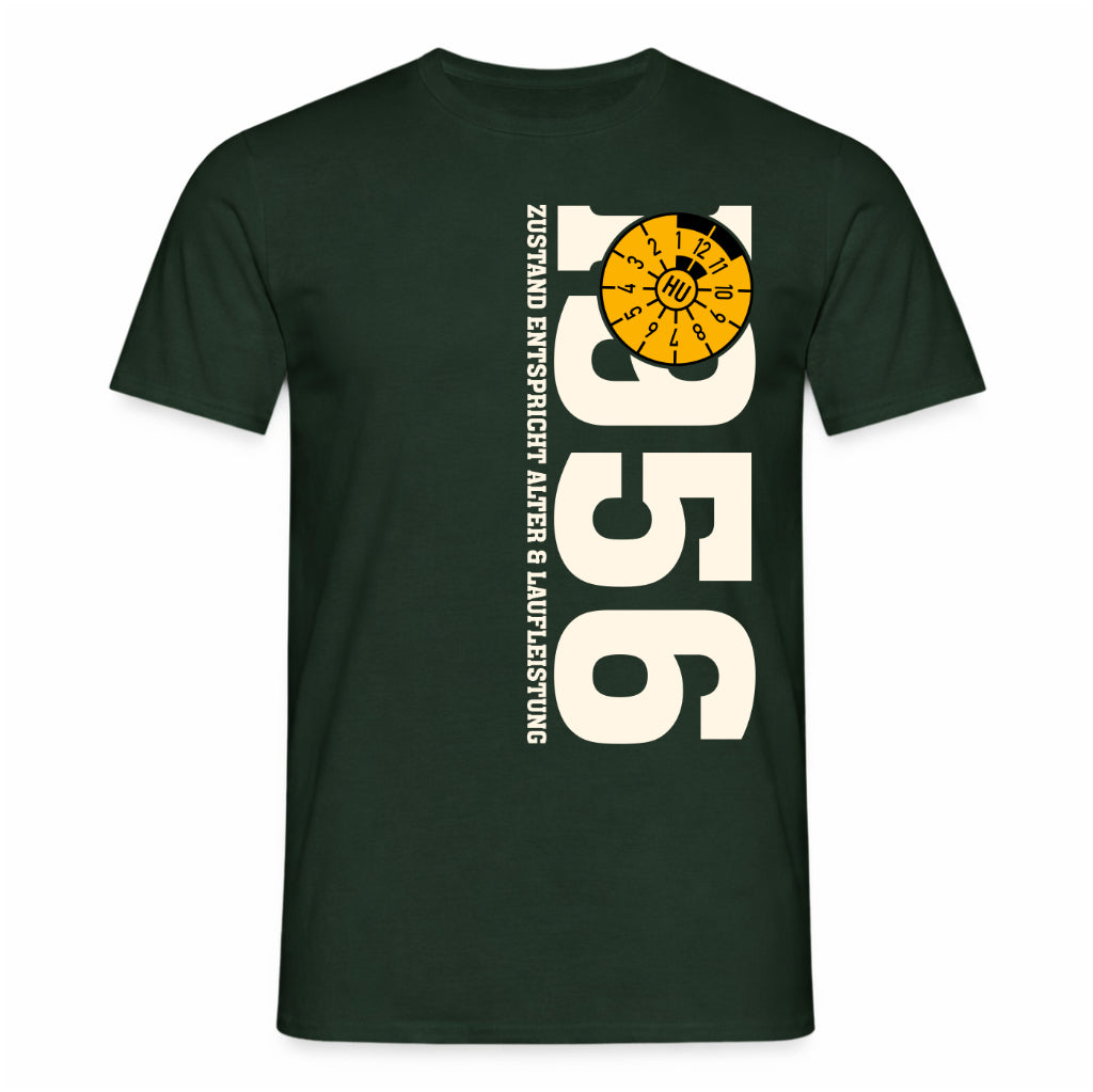 70. Geburtstag 1956 Zustand entspricht Alter und Laufleistung TÜV Lustiges Mechaniker Geschenk T-Shirt