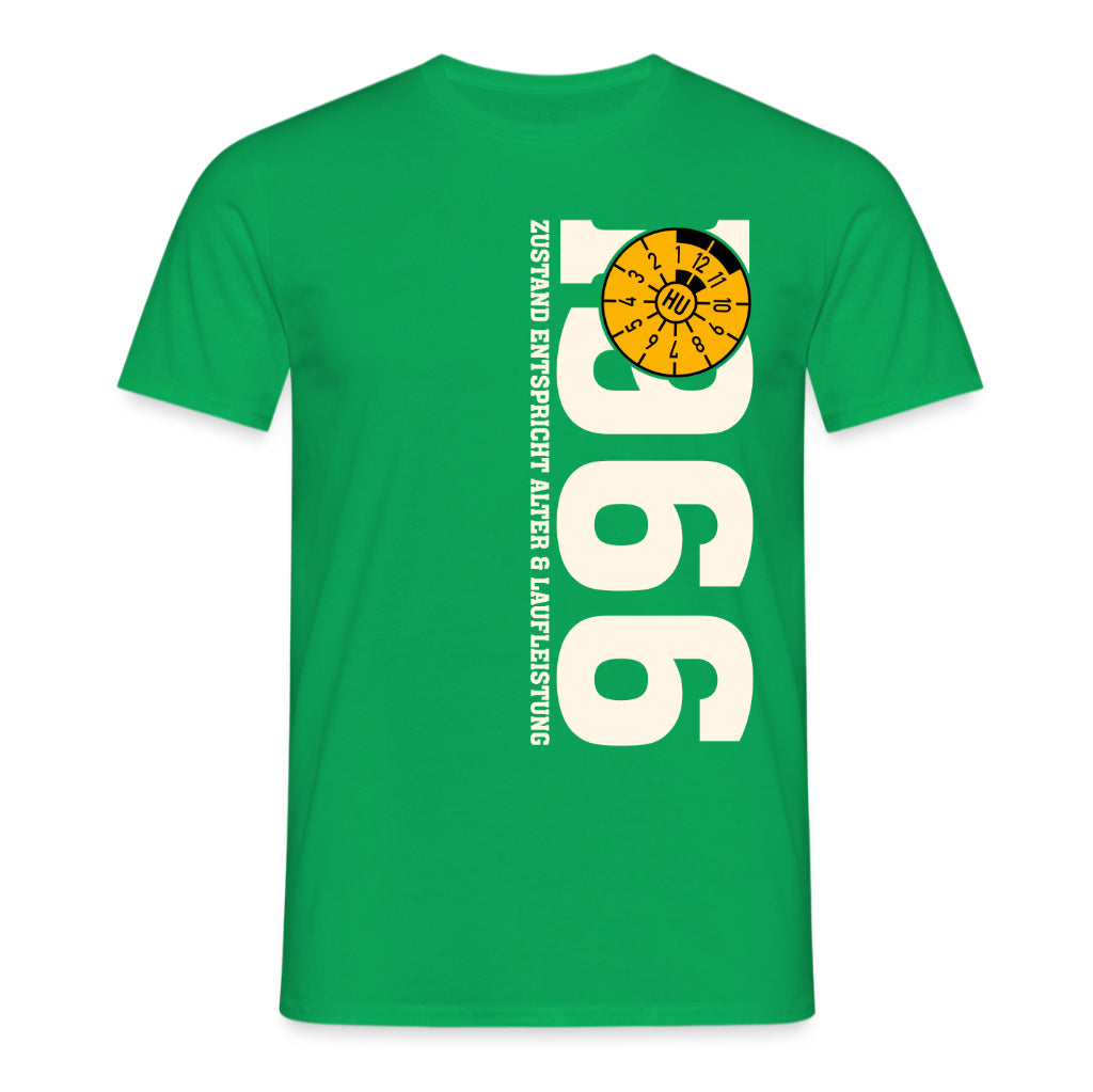 60. Geburtstag 1966 Zustand entspricht Alter und Laufleistung TÜV Lustiges Mechaniker Geschenk T-Shirt