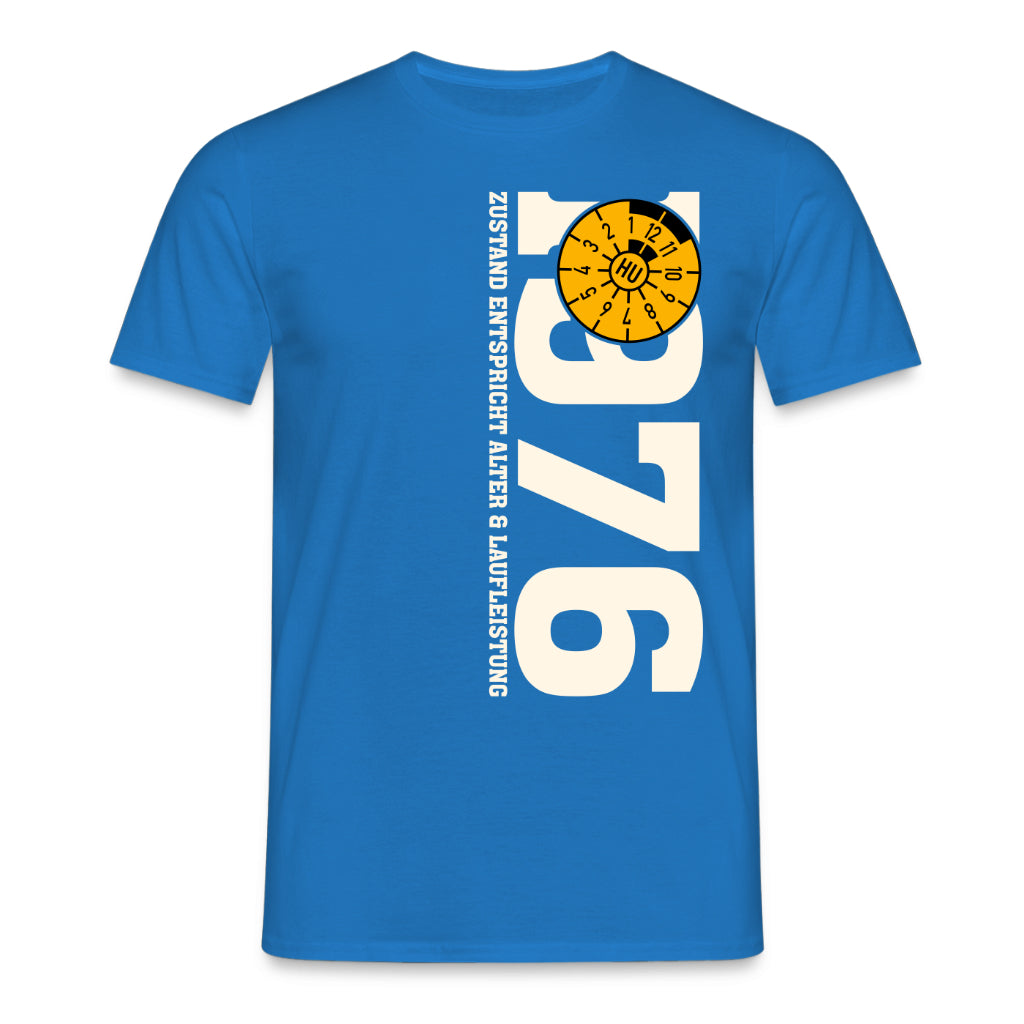 50. Geburtstag 1976 Zustand entspricht Alter und Laufleistung TÜV Lustiges Mechaniker Geschenk T-Shirt