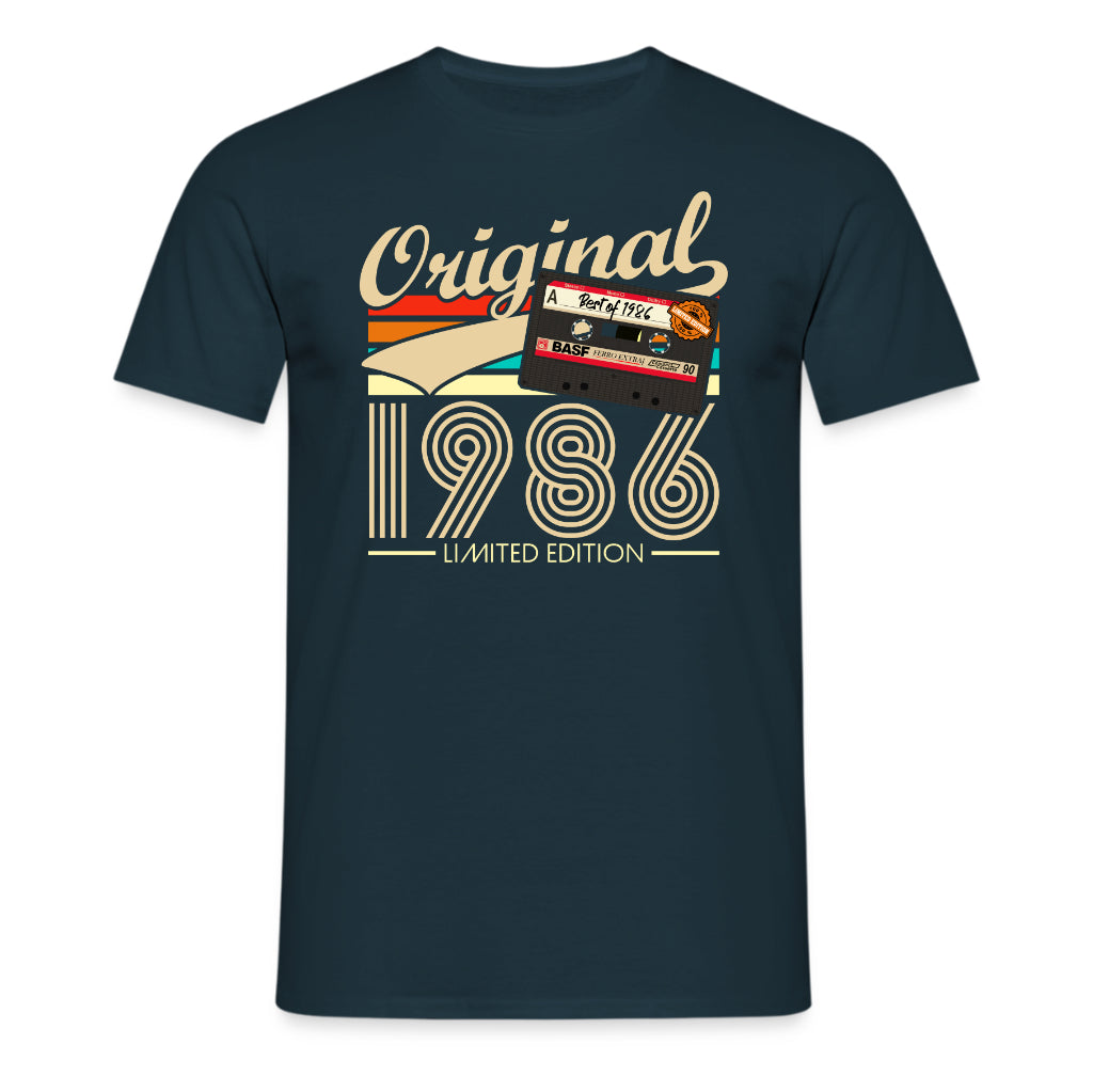 Original 40. Geburtstag Shirt – Musik Kassette Original seit 1986 Retro Vintage