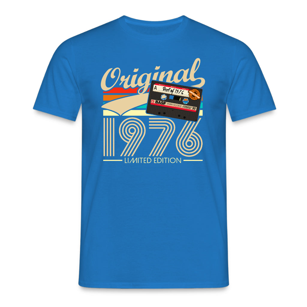 Original 50. Geburtstag Shirt – Musik Kassette Original seit 1976 Retro Vintage