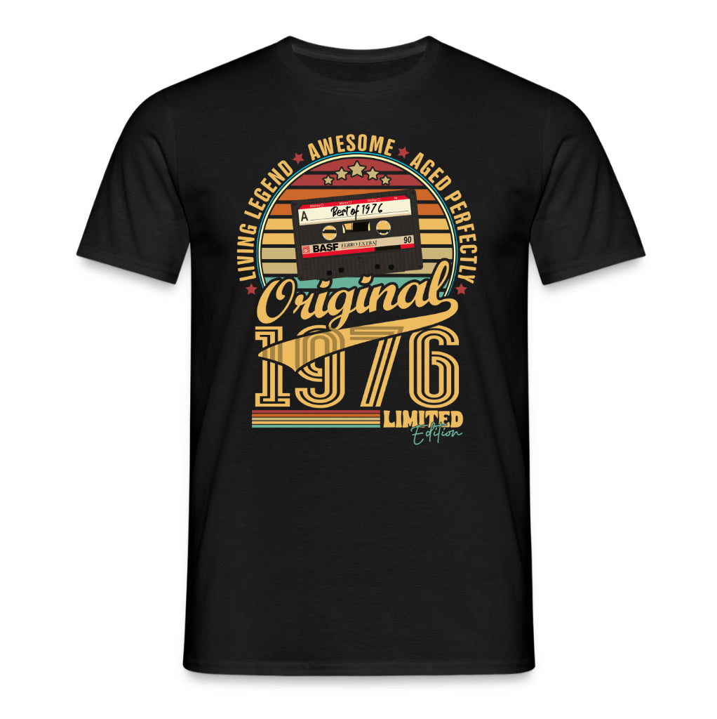 Original 1976 Kassette T-Shirt – Geschenk zum 50. Geburtstag