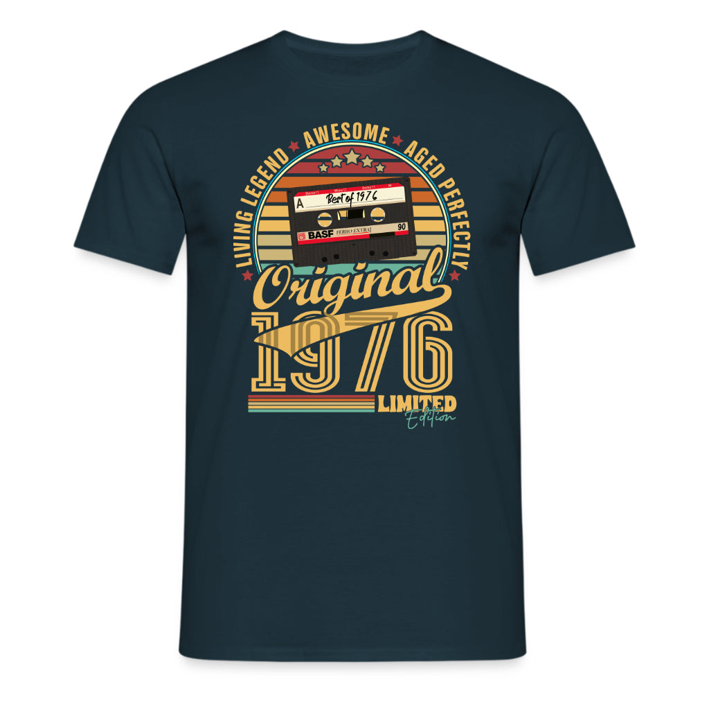 Original 1976 Kassette T-Shirt – Geschenk zum 50. Geburtstag