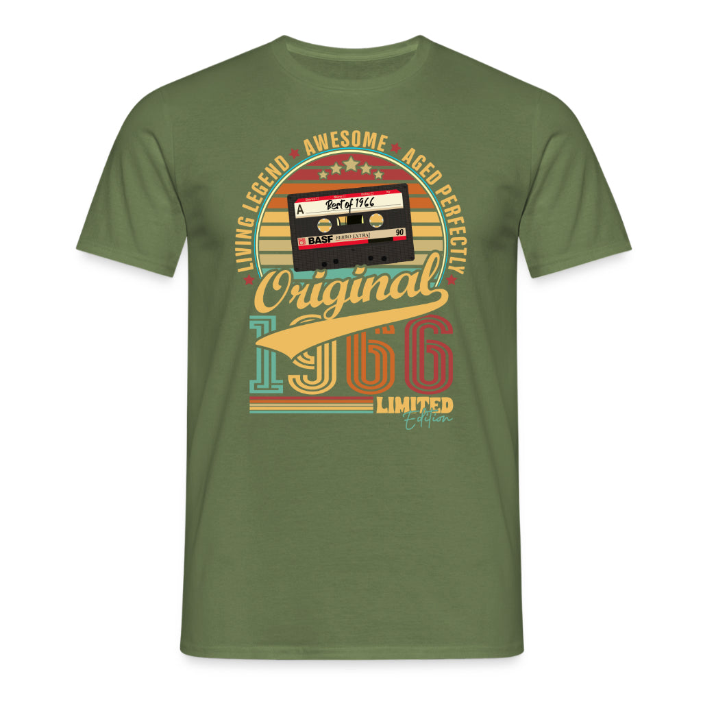 Original 1966 Kassette T-Shirt – Geschenk zum 60. Geburtstag