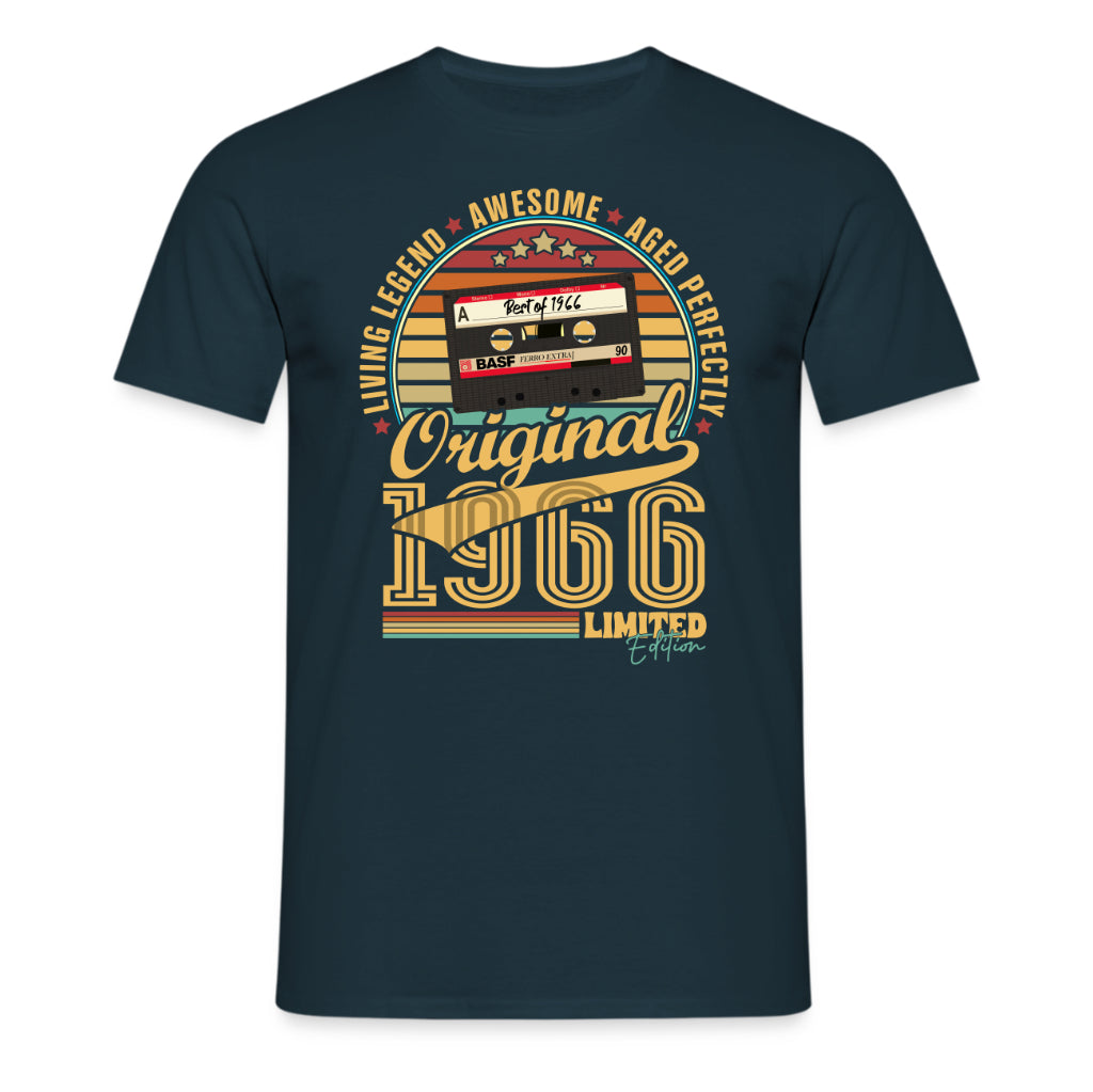 Original 1966 Kassette T-Shirt – Geschenk zum 60. Geburtstag
