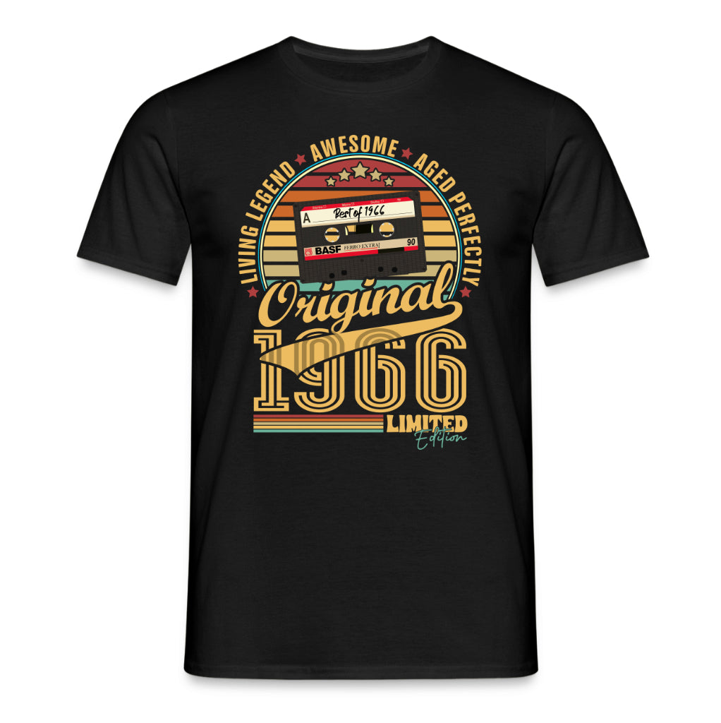 Original 1966 Kassette T-Shirt – Geschenk zum 60. Geburtstag