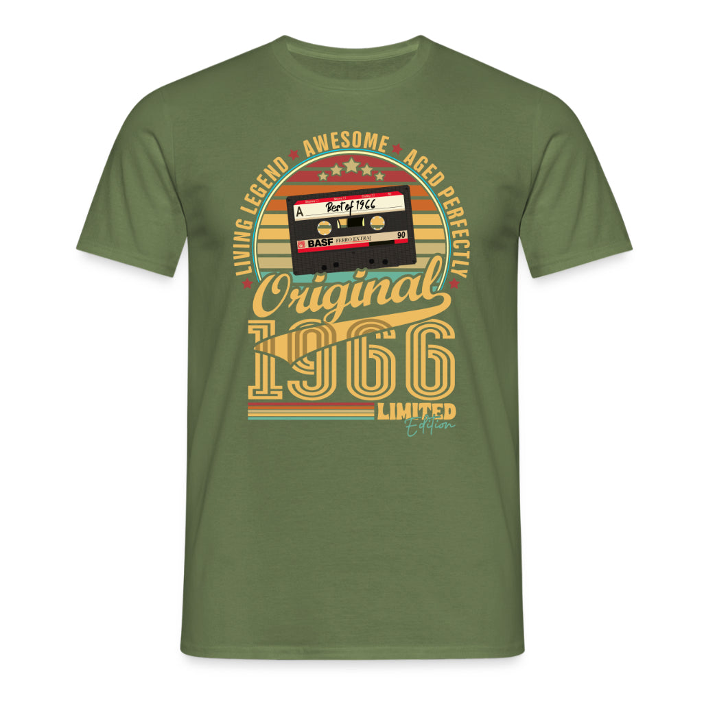 Original 1966 Kassette T-Shirt – Geschenk zum 60. Geburtstag