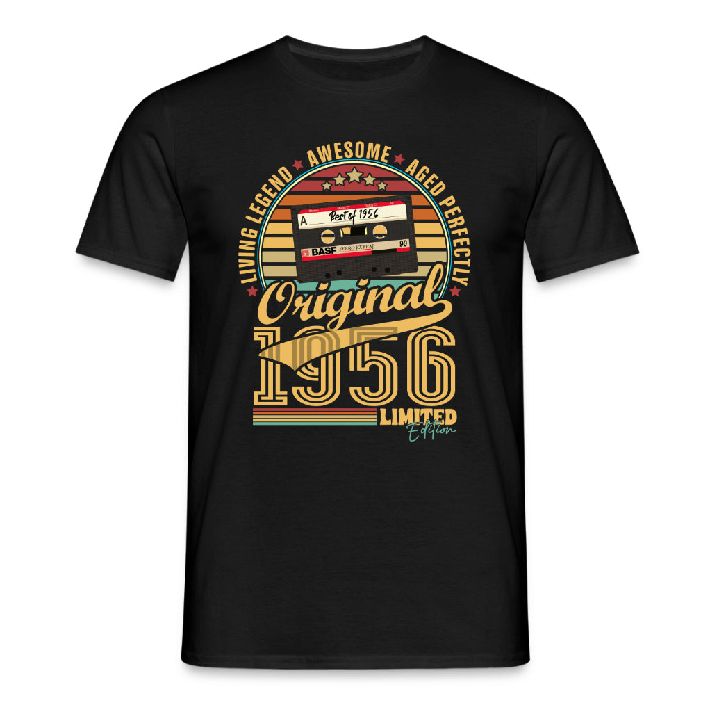 Original 1956 Kassette T-Shirt – Geschenk zum 70. Geburtstag