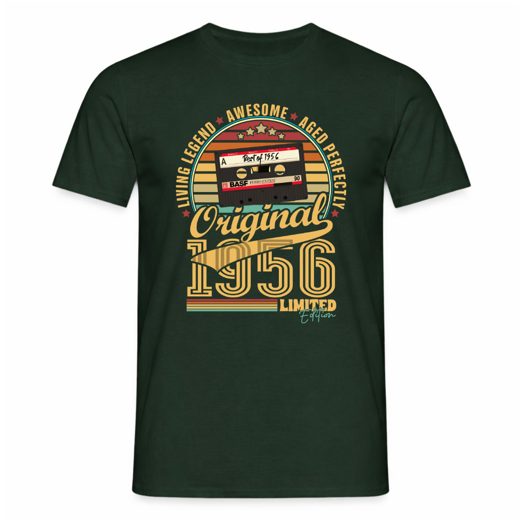 Original 1956 Kassette T-Shirt – Geschenk zum 70. Geburtstag