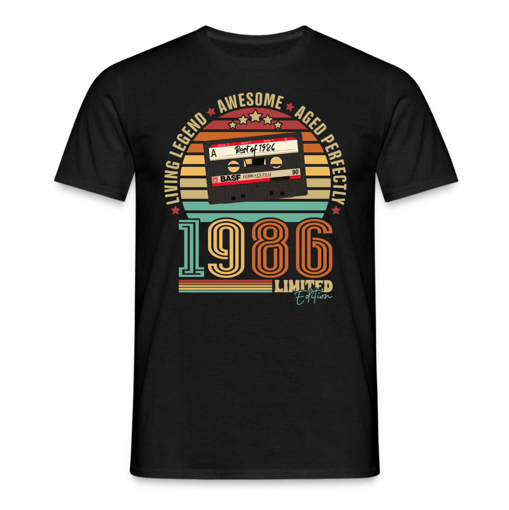 Vintage 1986 Kassette T-Shirt – Geschenk zum 40. Geburtstag