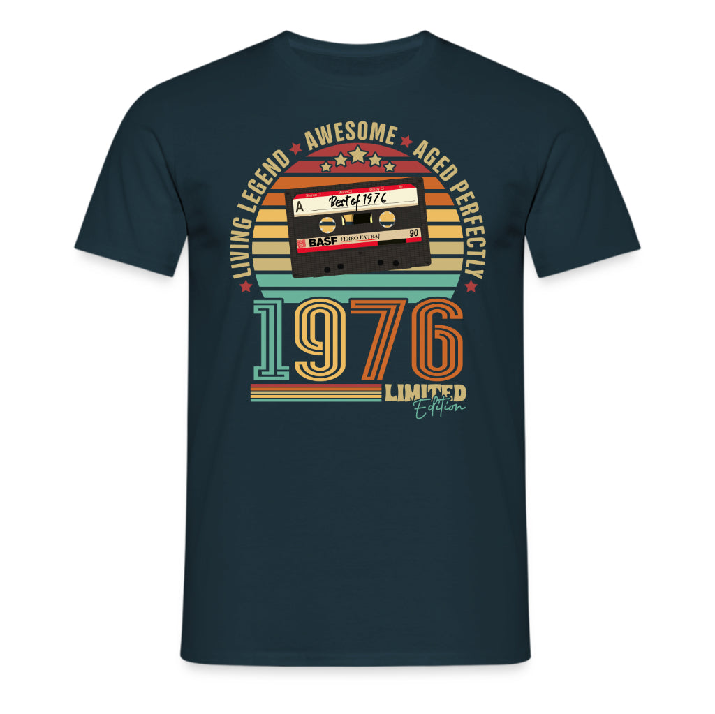 Vintage 1976 Kassette T-Shirt – Geschenk zum 50. Geburtstag