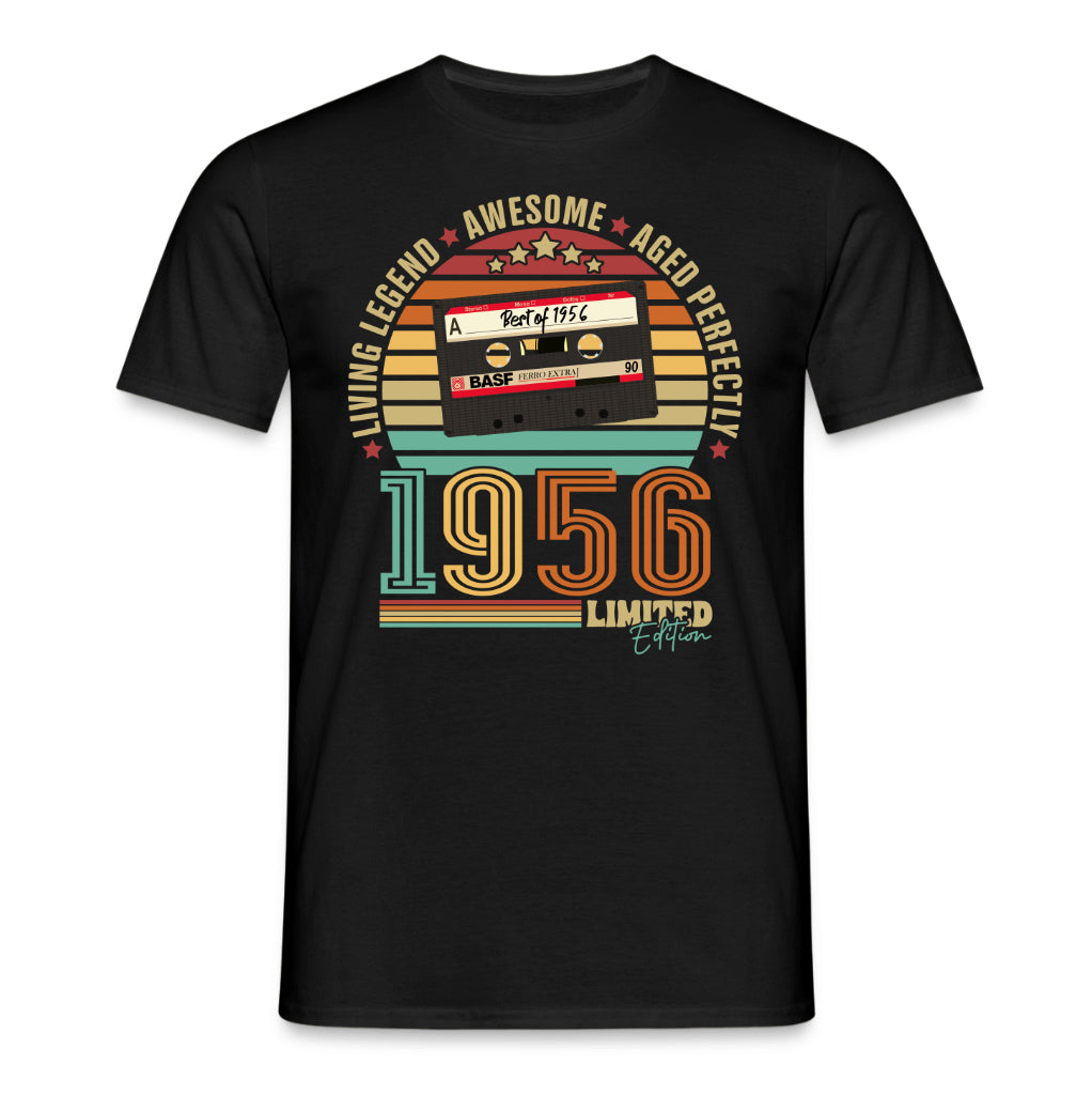 Vintage 1956 Kassette T-Shirt – Geschenk zum 70. Geburtstag