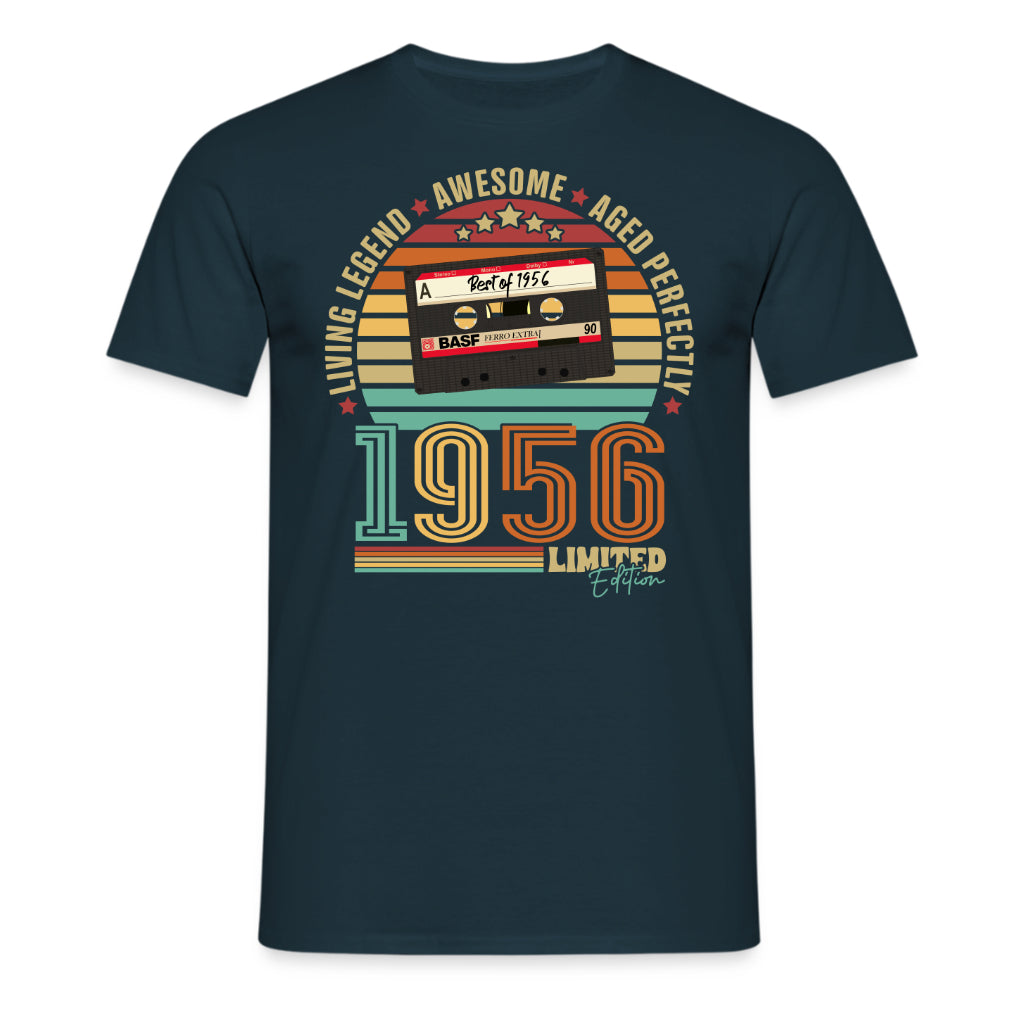 Vintage 1956 Kassette T-Shirt – Geschenk zum 70. Geburtstag