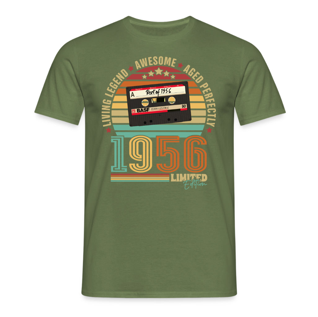 Vintage 1956 Kassette T-Shirt – Geschenk zum 70. Geburtstag