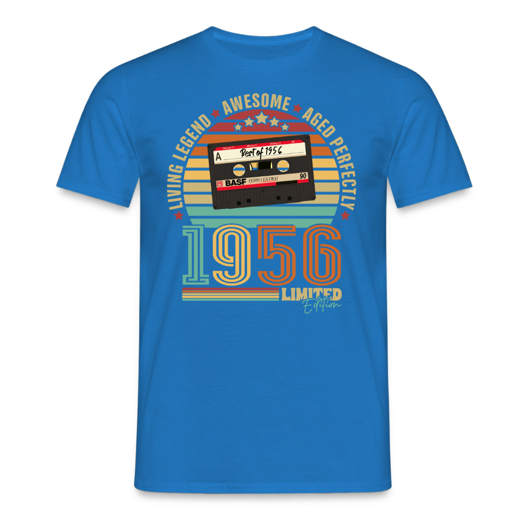 Vintage 1956 Kassette T-Shirt – Geschenk zum 70. Geburtstag