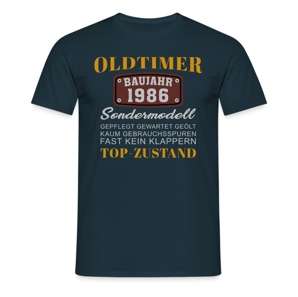 Oldtimer 40. Geburtstag Shirt – Baujahr 1986 Sondermodell Geschenk