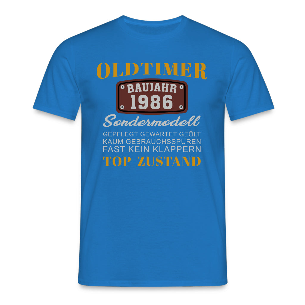 Oldtimer 40. Geburtstag Shirt – Baujahr 1986 Sondermodell Geschenk