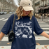 Gangster Cat Gang Vintage T-Shirt – Lustiges Hip Hop Katzen Shirt im 90s Streetwear Look – Coole Geschenkidee für Katzenliebhaber