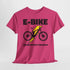 E-Bike Fahrer - E-Bike Lächeln Statt Hecheln - Lustiges T-Shirt