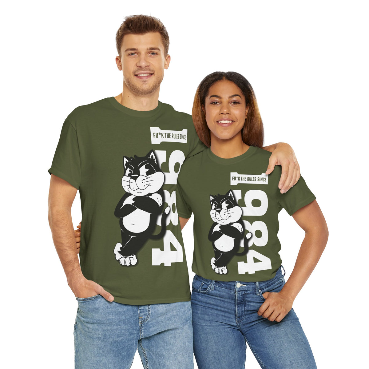 Geburtstag - Fu*k the rules since 1984 - Lustiges Geschenk Unisex T-Shirt