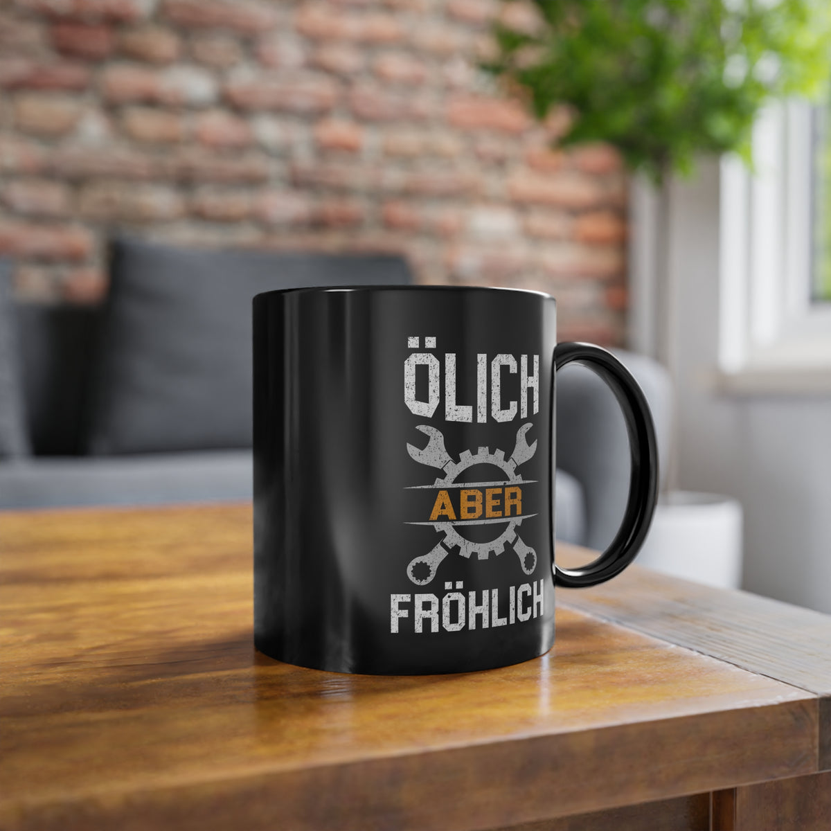 Mechaniker Ölich Aber Fröhlich - Lustige Kaffee Tasse