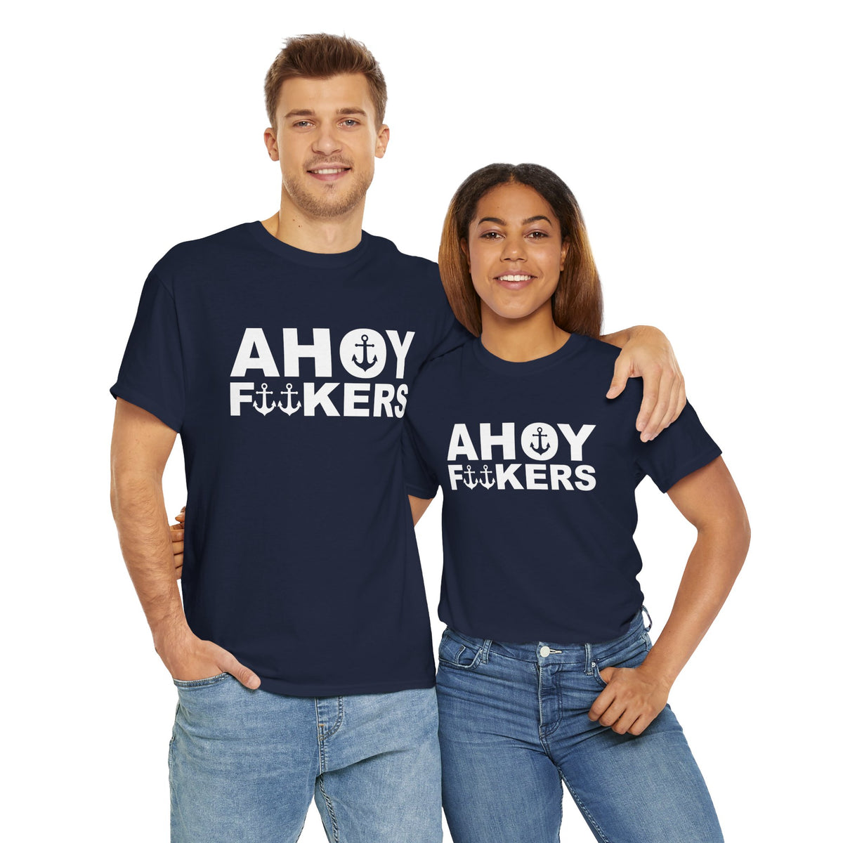 Norddeutsche Ahoi F**kers Lustiges Shirt Nordisch Unisex T-Shirt