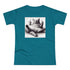 Lustige Faule Katze mit Mittelfinger - Frauen T-Shirt