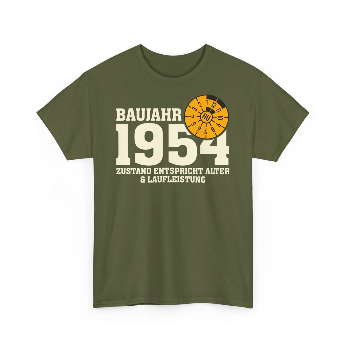 Geburtstag TÜV Baujahr 1954 Zustand entspricht Alter und Laufleistung Lustiges Geschenk Unisex T-Shirt