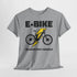 E-Bike Fahrer - E-Bike Lächeln Statt Hecheln - Lustiges T-Shirt