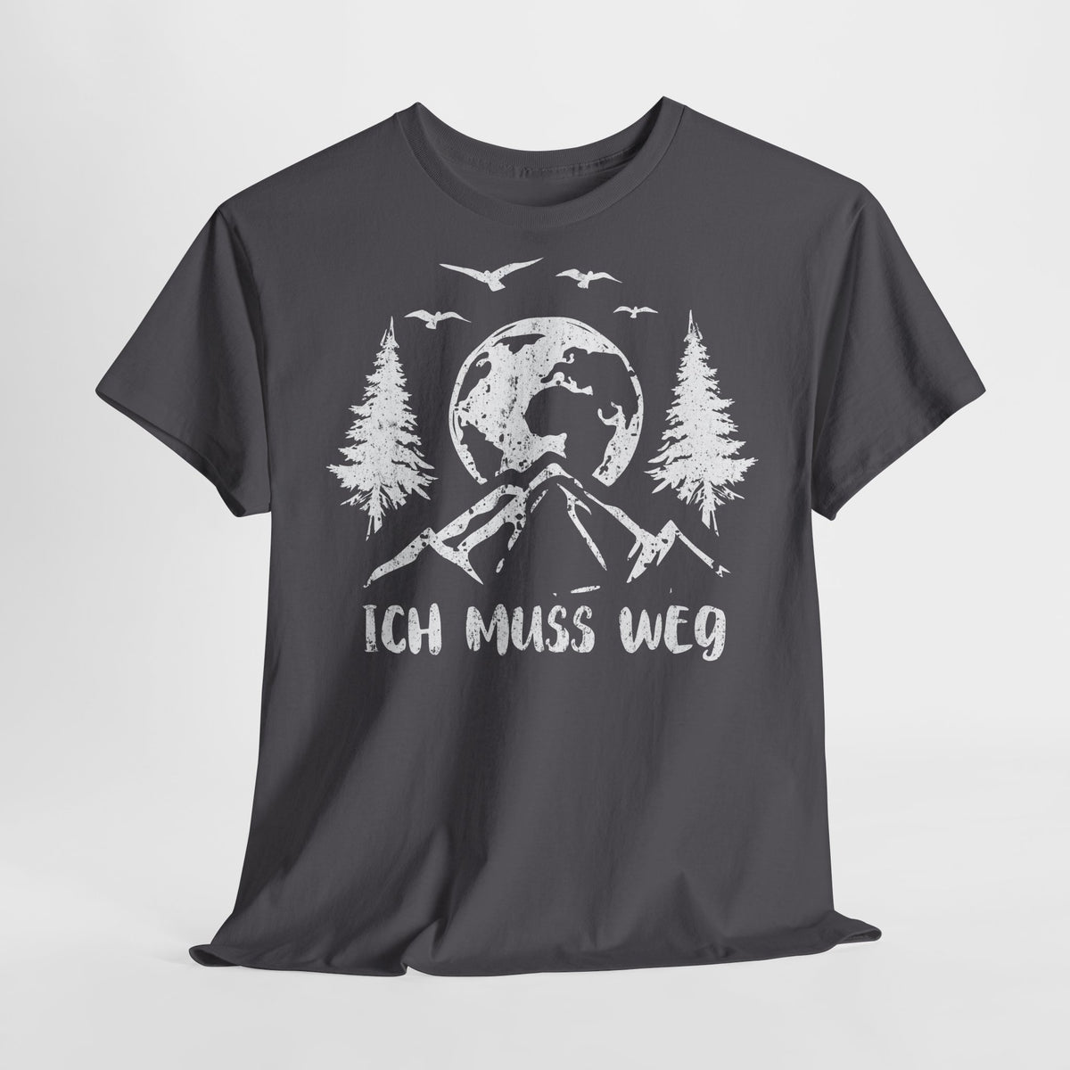 Bergmensch Berge Wandern Natur Shirt Ich Muss Weg Lustiges Geschenk T-Shirt