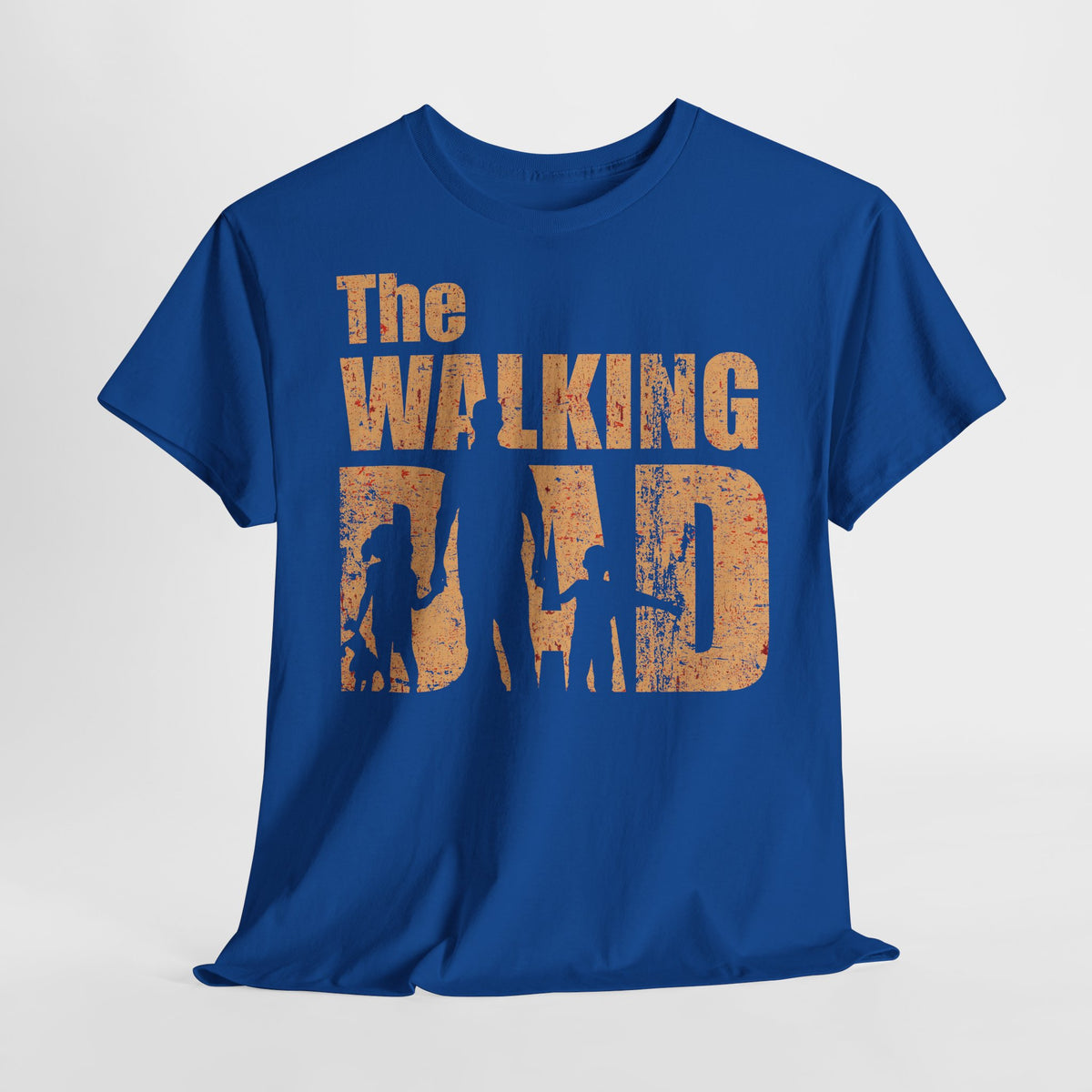 Vatertag Shirt - The Walking Dad - Papa und Tochter und Sohn - Lustiges Geschenk T-Shirt für Papas